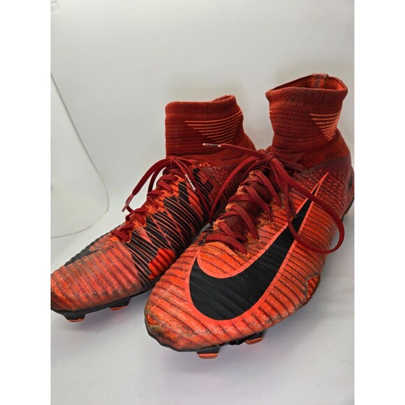 Nike Mercurial Superfly V Elite FG Soccer Cleats Men's 9 Red Footbal 831940-616 - Picture 3 of 9